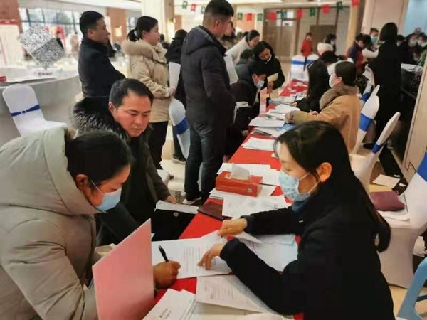 定远项目六号地徽盐·曲阳名邸准期交房